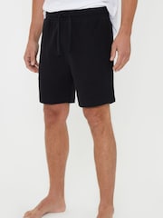 Threadbare Black Waffle Texture Lounge Pyjamas - Image 6 of 6