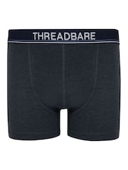 Blau - Threadbare – schwarze Hipster-Boxershorts im 10er-Pack - Bild 2 von 6