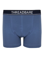 Blau - Threadbare – schwarze Hipster-Boxershorts im 10er-Pack - Bild 3 von 6