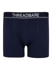 Blau - Threadbare – schwarze Hipster-Boxershorts im 10er-Pack - Bild 4 von 6