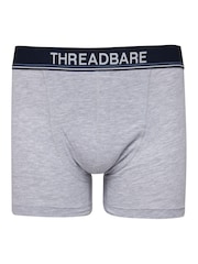 Blau - Threadbare – schwarze Hipster-Boxershorts im 10er-Pack - Bild 5 von 6