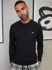 Threadbare Black 100% Cotton Pyjama Set - Image 3 of 4