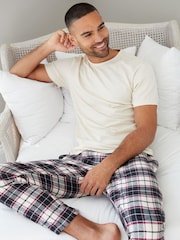 Threadbare White Pyjamas Set - Image 1 of 4