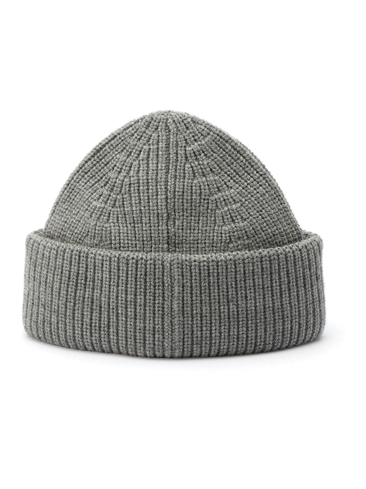 AllSaints Grey Merino Beanie - Image 2 of 4
