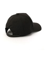 AllSaints Black 100% Organic Cotton Underground Logo Baseball Cap - Image 3 of 5
