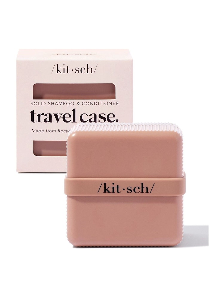 Kitsch Terracotta Shampoo & Conditioner Bar Travel Case - Image 1 of 4
