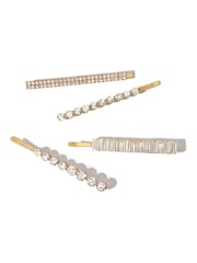 Kitsch All Dressed Up Rhinestone Bobby Pins 4 Piece Set - Image 2 of 5