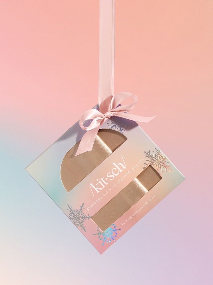 Kitsch Limited Edition Satin Standard Pillowcase 2 Piece Set (worth £33) - Image 5 of 5