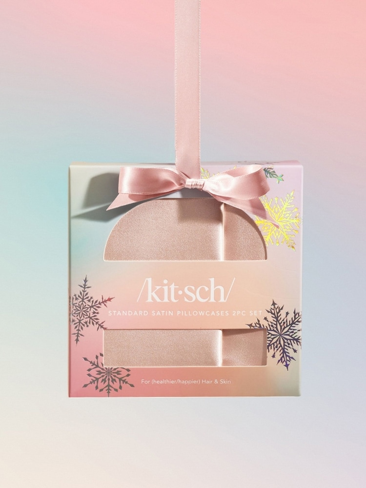 Kitsch Limited Edition Satin Standard Pillowcase 2 Piece Set (worth £33) - Image 5 of 5