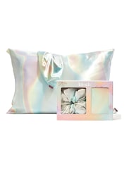 Kitsch Well Rested Satin Pillowcase and Pillow Scrunchie 2 Piece Set in Aura - Image 1 of 5