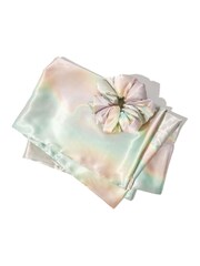 Kitsch Well Rested Satin Pillowcase and Pillow Scrunchie 2 Piece Set in Aura - Image 2 of 5