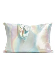 Kitsch Well Rested Satin Pillowcase and Pillow Scrunchie 2 Piece Set in Aura - Image 4 of 5
