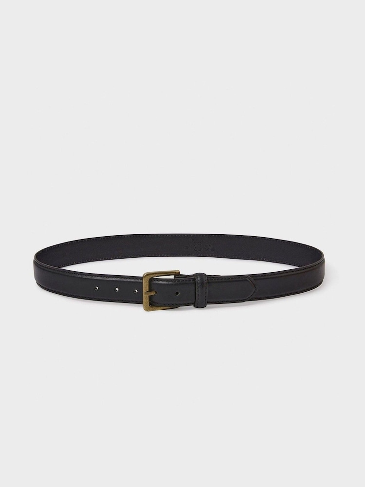Osprey London The Profile Leather Black Belt - Image 1 of 3