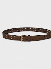 Osprey London The Neverending Leather Brown Belt - Image 1 of 3
