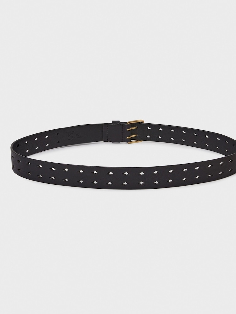 Osprey London The Neverending Leather Black Belt - Image 2 of 3