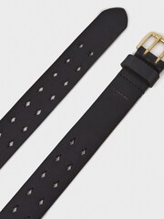 Osprey London The Neverending Leather Black Belt - Image 3 of 3