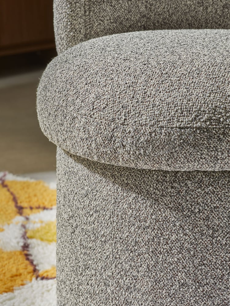 MADE.COM Grey Marl Pax Boucle Eva Accent - Image 2 of 5