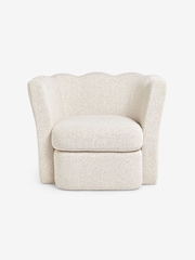 MADE.COM Off White Pax Boucle Maya Accent Chair - Image 4 of 6