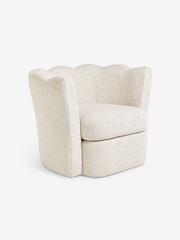MADE.COM Off White Pax Boucle Maya Accent Chair - Image 5 of 6