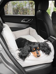 Lords and Labradors Slate Double Easy Traveller Pet Car Seat - Image 2 of 3