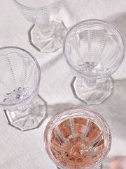 Dibor 4 Pack Clear Bella Perle Wine Glasses - Image 3 of 5