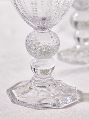 Dibor 4 Pack Clear Bella Perle Wine Glasses - Image 4 of 5