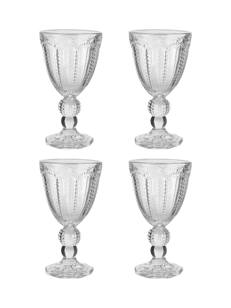 Dibor 4 Pack Clear Bella Perle Wine Glasses - Image 5 of 5