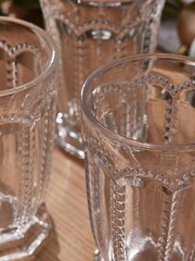 Dibor 4 Pack Clear Bella Perle Tall Tumbler Glasses - Image 3 of 5