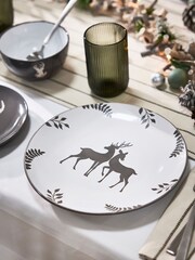 Dibor Grey 12 Piece Grey Stag Dinner Set - Image 2 of 6