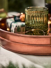 Dibor Copper Brushed Copper Serving Tray - Image 2 of 5