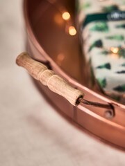 Dibor Copper Brushed Copper Serving Tray - Image 5 of 5