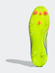 adidas Blue/Yellow Adult F50 League Mid Firm/Multi Ground Boots - Image 7 of 9