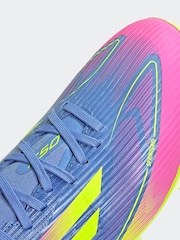 adidas Blue/Yellow Adult F50 League Mid Firm/Multi Ground Boots - Image 8 of 9