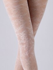 Pretty Polly Floral Black Tights 2 Pack - Image 7 of 7