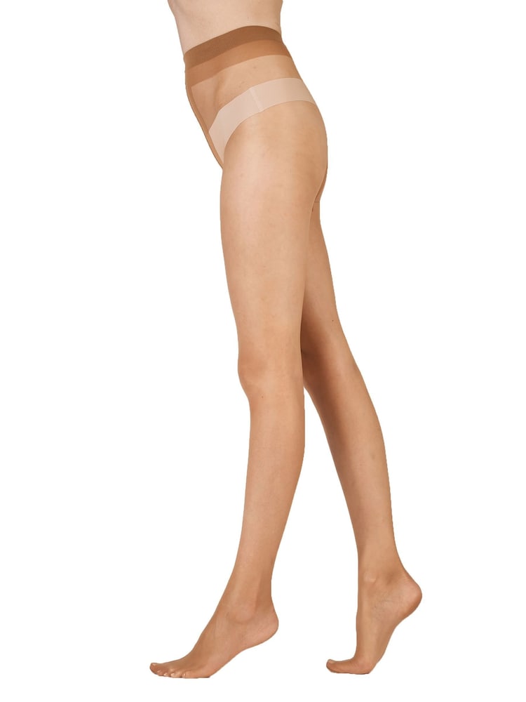 Pretty Polly Natural 8 Denier Skin Tone Tights 2 Pair Pack - Image 2 of 4