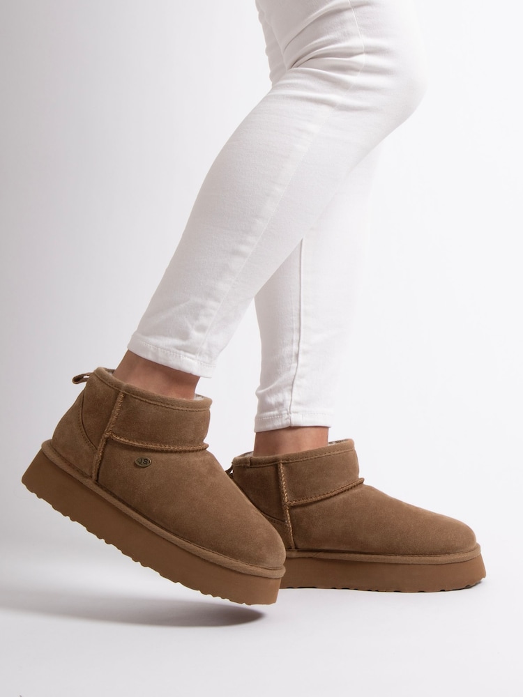 Just Sheepskin Женские ботинки Lottie Mini - Image 1 of 5