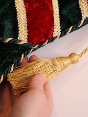 Dibor Red His and Hers Jingle Bell Christmas Stocking - Image 3 of 4