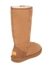 Just Sheepskin Brown Ladies Tall Classic Boots - Image 4 of 5