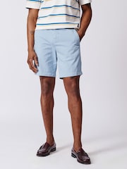 Aubin Blue Stamford 100% Cotton Chino Shorts - Image 1 of 6