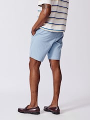 Aubin Blue Stamford 100% Cotton Chino Shorts - Image 2 of 6