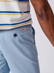 Aubin Blue Stamford 100% Cotton Chino Shorts - Image 4 of 6