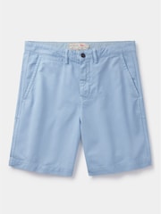 Aubin Blue Stamford 100% Cotton Chino Shorts - Image 5 of 6