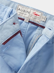 Aubin Blue Stamford 100% Cotton Chino Shorts - Image 6 of 6