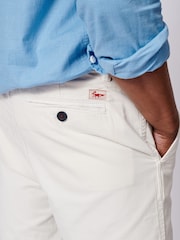 Aubin Blue Stamford 100% Cotton Chino Shorts - Image 4 of 5
