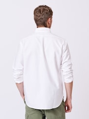 Aubin White Alder Oxford 100% Cotton Shirt - Image 2 of 7