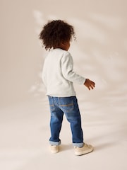 Neutral Knitted Henley Jumper (3mths-7yrs) - Image 3 of 3