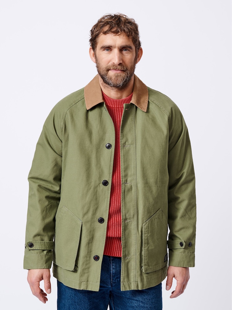 Aubin Green Ingham Barn 100% Cotton Jacket - Image 1 of 8
