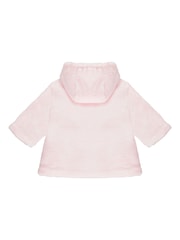 Emile Et Rose Pink Deep Pile Fleece Jacket With 3D Bunny And Hood - Image 3 of 3