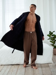 Chelsea Peers Blue Quilted Maximalist Dressing Gown - Image 2 of 5