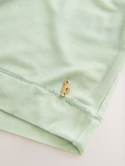 B by Ted Baker Green Floral Satin Jersey Short Set Pyjamas - Bild 11 von 12